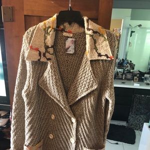 Hem & Thread double breasted sweater. Brand new.